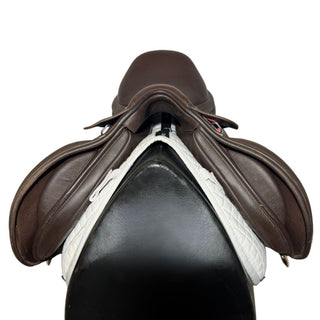 Bates All Purpose GP Luxe Leather Brown 17.5" ADJ 3 | Saddles Direct