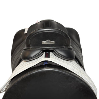 Bates All Purpose GP Opulence Leather Black 17.5" ADJ 5 | Saddles Direct
