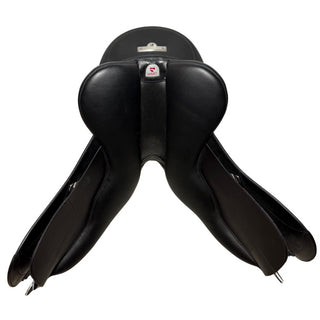 Bates All Purpose GP Opulence Leather Black 17.5" ADJ 9 | Saddles Direct