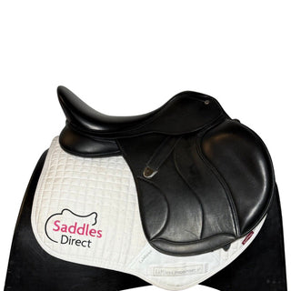 Bates All Purpose GP Opulence Leather Black 17.5" ADJ 2 | Saddles Direct