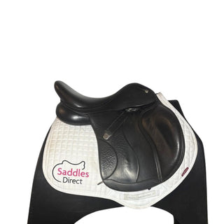 Bates All Purpose GP Square Cantle Opulence Leather Black 16.5" ADJ 2 | Saddles Direct