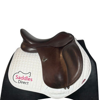 Bates All Purpose GP Wide/Cob Heritage Leather Brown 17" ADJ 2 | Saddles Direct