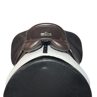 Bates All Purpose GP Wide/Cob Heritage Leather Brown 17" ADJ 5 | Saddles Direct