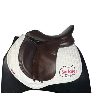 Bates All Purpose GP Wide/Cob Heritage Leather Brown 17" ADJ 1 | Saddles Direct