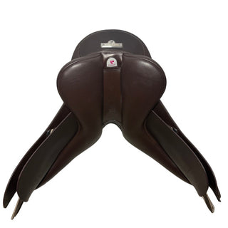 Bates All Purpose GP Wide/Cob Heritage Leather Brown 17" ADJ 9 | Saddles Direct