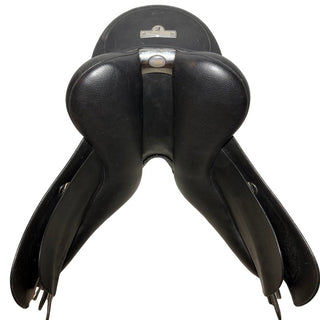 Bates All Purpose VSD Heritage Leather Black 17" ADJ 9 | Saddles Direct