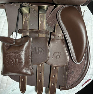 Bates All Purpose VSD Heritage Leather Brown 17" ADJ 8 | Saddles Direct