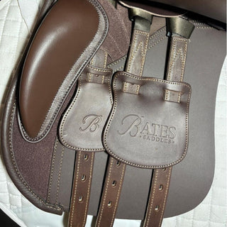 Bates All Purpose VSD Heritage Leather Brown 17" ADJ 7 | Saddles Direct