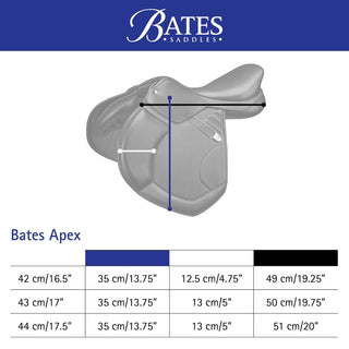Bates Apex Jump ADJ 5 | Saddles Direct