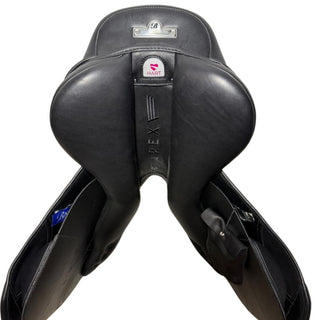 Bates Apex Jump Black 17" ADJ 10 | Saddles Direct