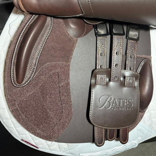 Bates Apex Jump Brown 17.5" ADJ 8 | Saddles Direct