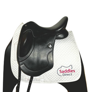 Black Bates Artiste Dressage Black 16.5" ADJ 1 - Saddles Direct