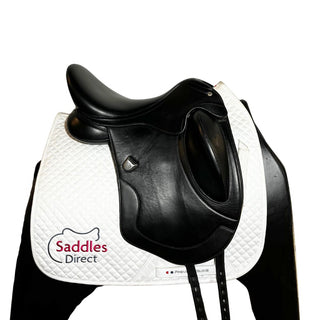 Black Bates Artiste Dressage Black 16.5" ADJ 2 - Saddles Direct