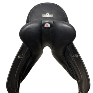 Bates Artiste Monoflap Dressage Black 17" ADJ 7 | Saddles Direct
