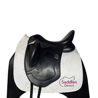 Bates Artiste Monoflap Dressage Black 17" ADJ 1 | Saddles Direct