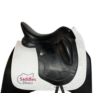 Bates Artiste Monoflap Dressage Black 17" ADJ 2 | Saddles Direct