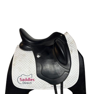 Bates Artiste Monoflap Dressage Black 17" ADJ 2 | Saddles Direct