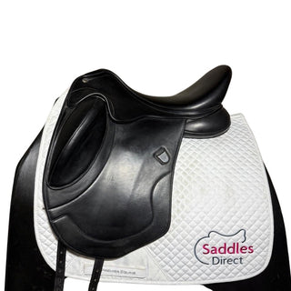 Bates Artiste Monoflap Dressage Black 17" ADJ Size 1 1 | Saddles Direct