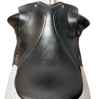 Bates Artiste Monoflap Dressage Black Size 0 16.5-17" ADJ 6 | Saddles Direct