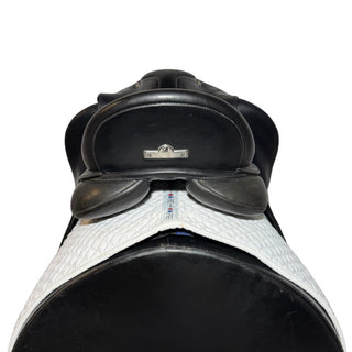 Bates Artiste Monoflap Dressage Black Size 0 16.5-17" ADJ 5 | Saddles Direct