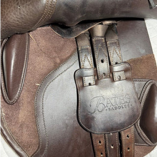 Bates Caprilli Close Contact Jump Brown 16.5" ADJ 7 | Saddles Direct