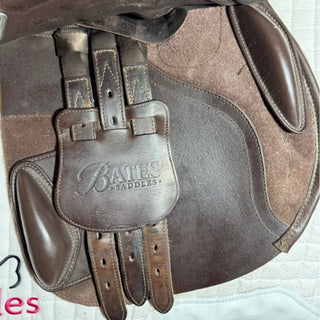 Bates Caprilli Close Contact Jump Brown 16.5" ADJ 8 | Saddles Direct