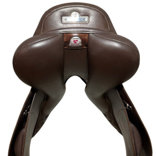 Bates Caprilli Close Contact Jump Brown 16.5" ADJ 9 | Saddles Direct