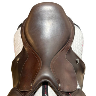 Bates Caprilli Close Contact Jump Brown 16.5" ADJ 4 | Saddles Direct