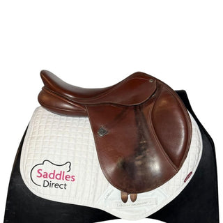 Bates Caprilli Close Contact Jump Brown 17" ADJ 2 | Saddles Direct