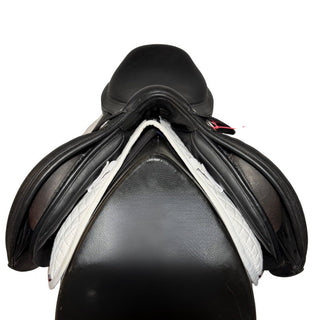 Bates Caprilli Close Contact Jump Opulence Leather Black 18" ADJ 3 | Saddles Direct