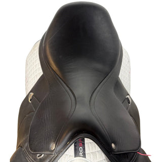 Bates Caprilli Close Contact Jump Opulence Leather Black 18" ADJ 4 | Saddles Direct