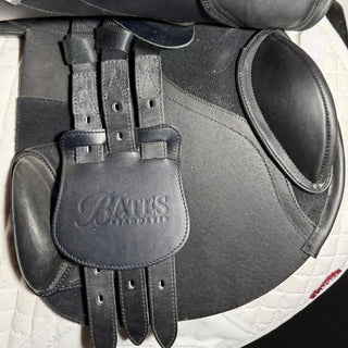 Bates Caprilli Deep Seat Jump Black 16.5" ADJ 8 | Saddles Direct