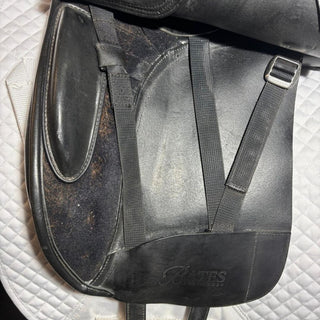 Bates Dressage Black 17" ADJ 7 | Saddles Direct