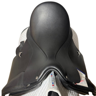 Bates Dressage Heritage Leather Black 17" ADJ 4 | Saddles Direct