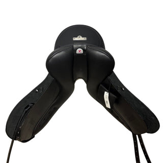 Bates Dressage Heritage Leather Black 17" ADJ 9 | Saddles Direct