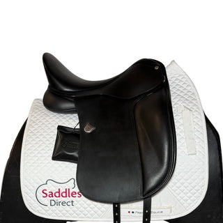 Bates Dressage Heritage Leather Black 17" ADJ 2 | Saddles Direct