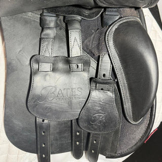 Bates GP VSD Heritage Leather Black 17" ADJ 8 | Saddles Direct