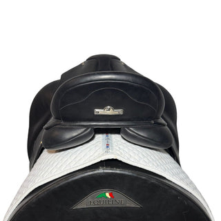 Bates Isabell Icon Dressage Black 17" ADJ 5 | Saddles Direct
