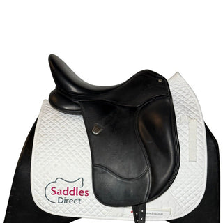 Bates Isabell Icon Dressage Black 17" ADJ 2 | Saddles Direct