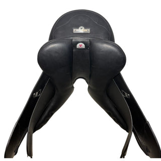 Bates Isabell Icon Dressage Black 17" ADJ 9 | Saddles Direct