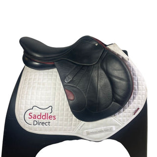 Black Bates Victrix Jump Black & Red 17" ADJ 2 - Saddles Direct