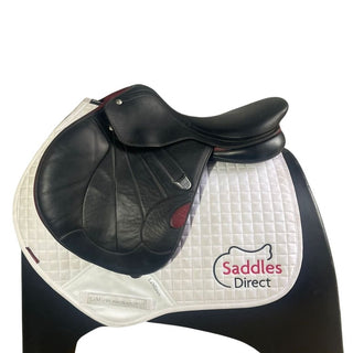 Black Bates Victrix Jump Black & Red 17" ADJ 1 - Saddles Direct