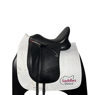 Bates WIDE+ Dressage Black 16.5" ADJ 1 | Saddles Direct