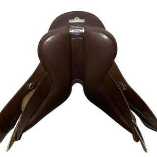 Brown Bates WIDE GP Brown 16.5" ADJ 7 - Saddles Direct