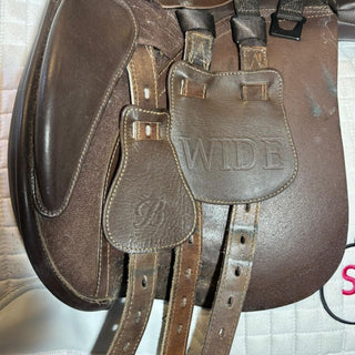 Bates Wide/Cob All Purpose GP Brown 17" ADJ 5 | Saddles Direct