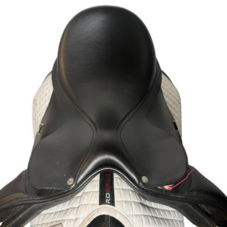 Bates Wide/Cob All Purpose GP Heritage Leather Black 16.5" ADJ 4 | Saddles Direct