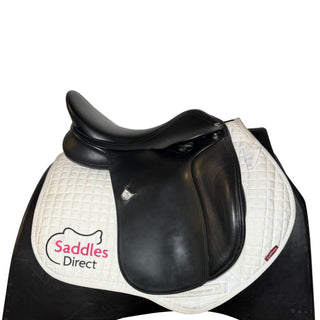 Bates Wide/Cob All Purpose GP Heritage Leather Black 16.5" ADJ 2 | Saddles Direct