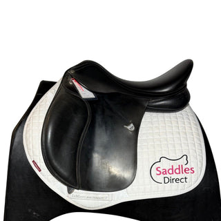 Bates Wide/Cob All Purpose GP Heritage Leather Black 18" ADJ 1 | Saddles Direct