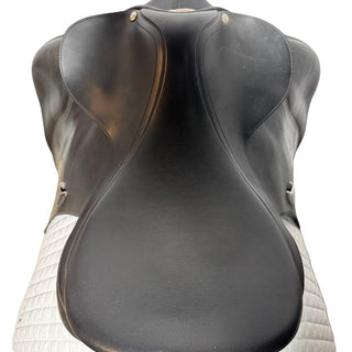 Bates Wide/Cob All Purpose GP Heritage Leather Black 18" ADJ 6 | Saddles Direct