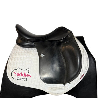 Bates Wide/Cob All Purpose GP Heritage Leather Black 18" ADJ 2 | Saddles Direct